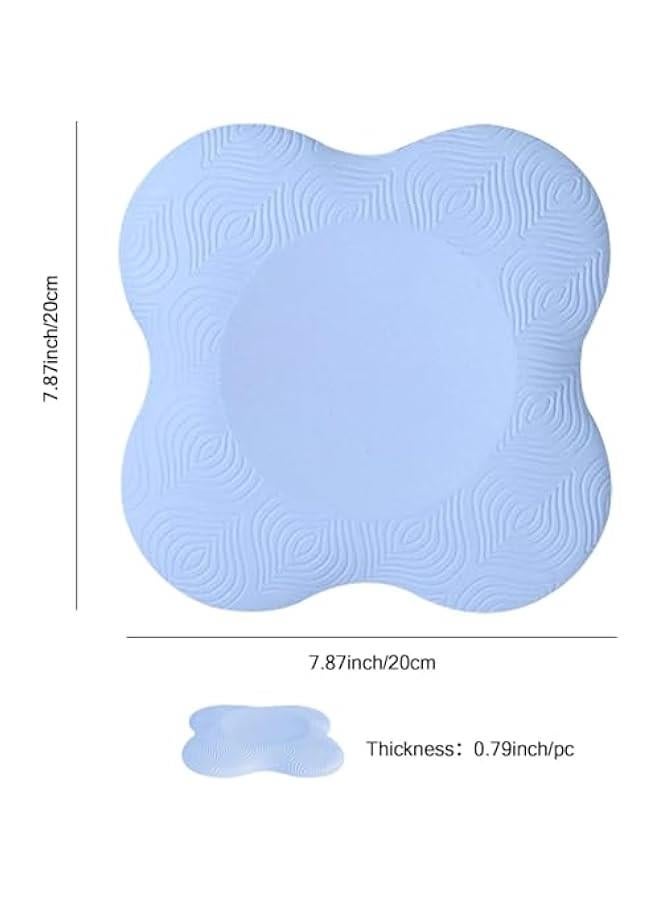 HOOKOR Yoga Knee Pads (Set of 2) - Yoga Props and Accessories for Women/Men Cushions Knees and Elbows for Fitness, Travel, Meditation, Kneeling, Balance,Protecting Knees Elbows Wrist Hands - Image 2