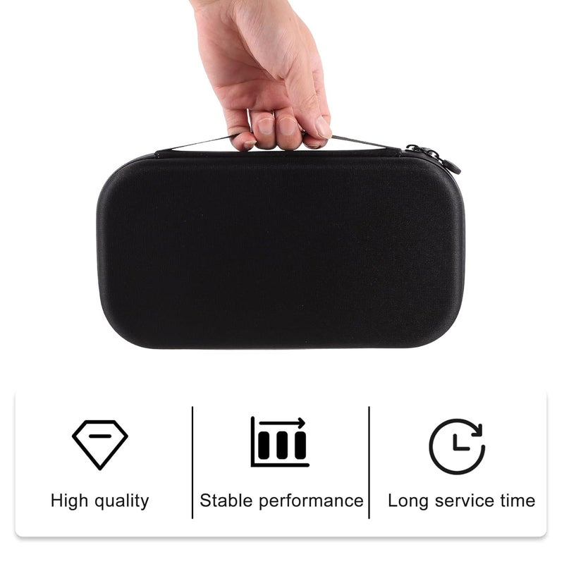 Portable Black Eva Stethoscope Case Organizer with High-Capacity Storage Pouch for Travel and Home Use, Multifunctional Medical Stethoscope Carrying Bag - Image 4