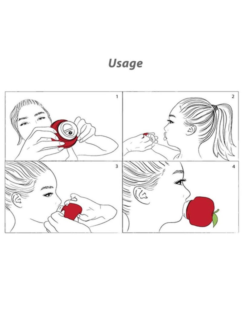 KASTWAVE جهاز تكبير الشفاه - جهاز تعزيز جمال الشفاه السريع (أحمر) - Image 5