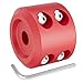 Bonison Winch Stopper for Cable Truck UTV ATV Rubber Winch Cable Stopper Protects Towing Hook Synthetic Rope Cable Line from Wear or Damage Hawse Bumper Red - Image 2