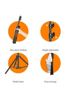 General Floor projector stand, universal projector tripod, 58-170cm retractable tripod, adjustable angle, high-quality alloy material, portable projector stand for projector camera iPhone webcam stand, 360°  - Image 4