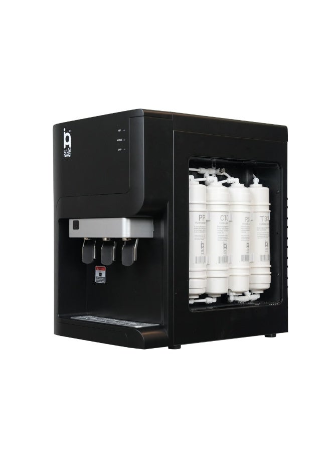 NAQI 2 in 1 Water Dispenser with Built In 4 Stage RO Filter Self Filling 3 Faucets Hot and Cold - Image 5