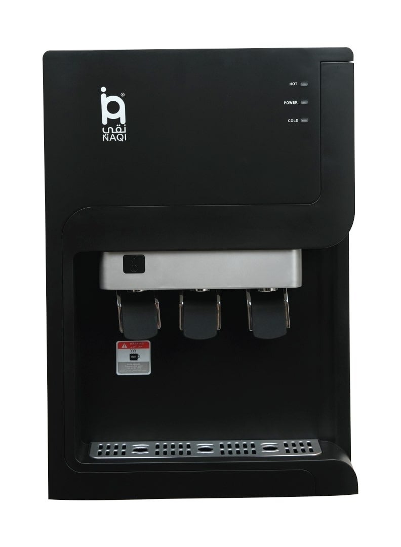 NAQI 2 in 1 Water Dispenser with Built In 4 Stage RO Filter Self Filling 3 Faucets Hot and Cold - Image 1