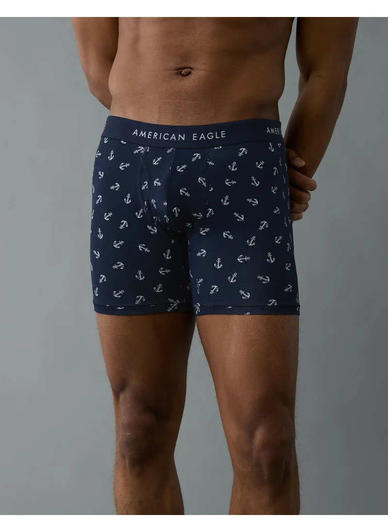 American Eagle AEO Men's Anchors 6" Classic Boxer Brief