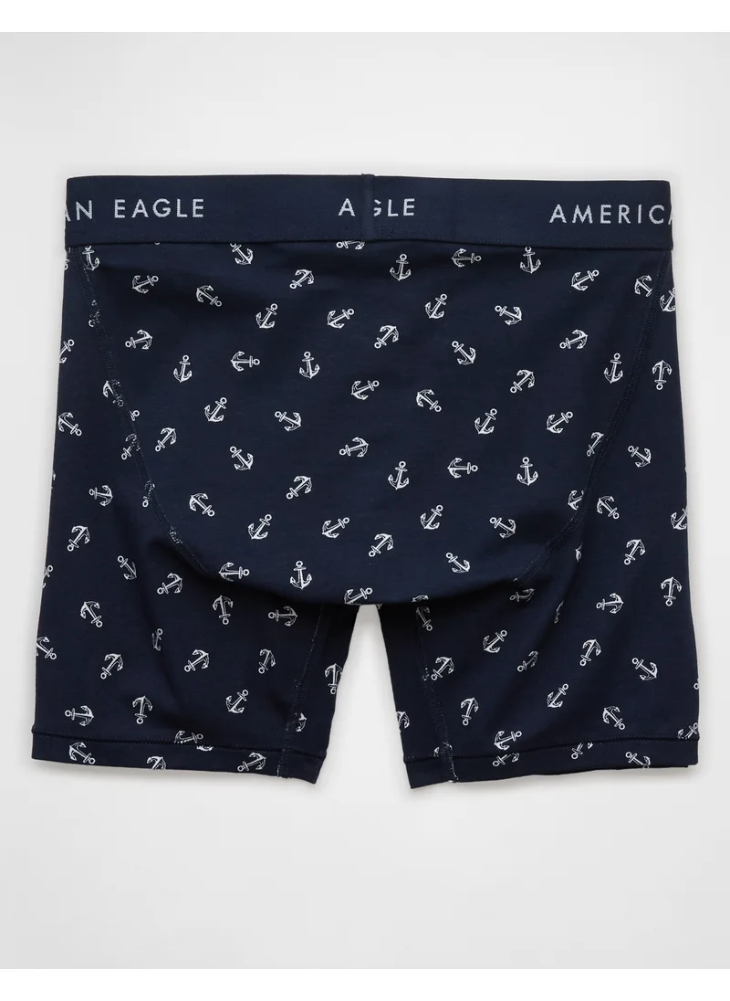 American Eagle AEO Men's Anchors 6" Classic Boxer Brief