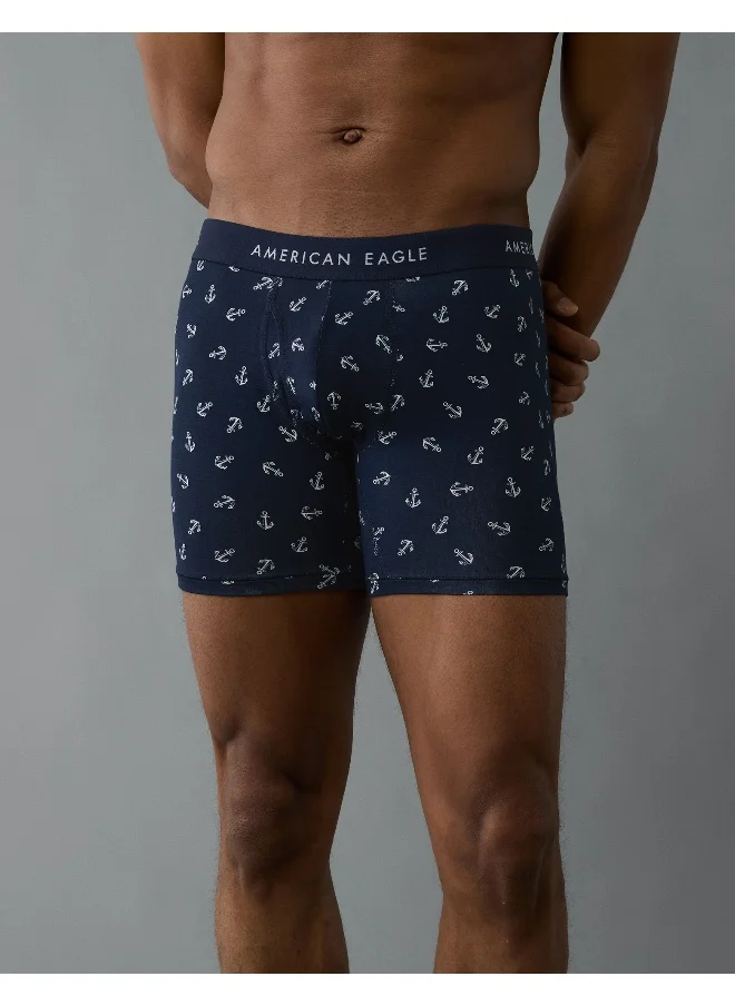 American Eagle AEO Men's Anchors 6" Classic Boxer Brief