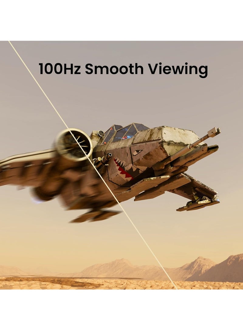 27-inch gaming monitor - smooth 100Hz refresh rate - true 99% RGB colors - eye protection - sleek borderless design - multiple connections - built-in sound - ready to use, LCD, 1920 x 1080. - Image 4