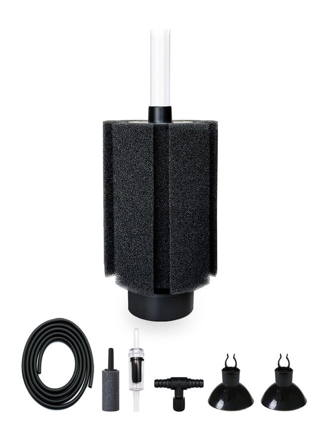 DVHEY 50-60 Gal Aquarium Sponge Filter with Ceramic Media and Bubble Diffuser Quiet Fish Tank Filters fit for Fry Breeding Shrimp Betta Fish Tank - Image 1