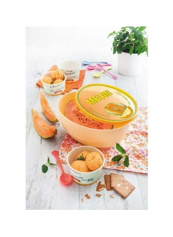 Snips Melon Keeper – Cantaloupe-Style Round Storage Container - Image 2