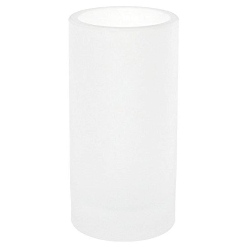 Gedy Tiglio Free Standing and Glass Tumbler, Transparent White