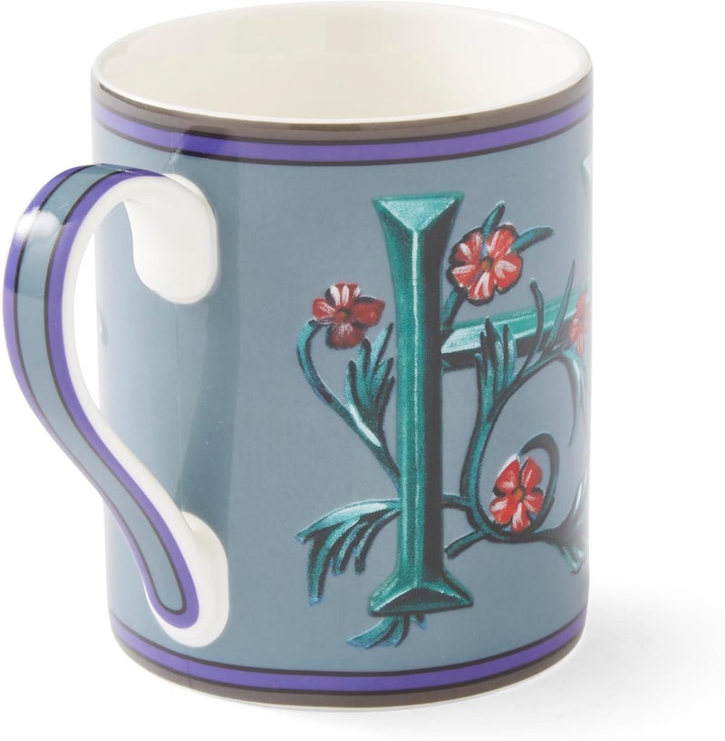 Spode Kit Kemp 12oz Alphabet Mug  Letter H Unique Stylish Pattern  Fine China  Dishwasher Safe  For Coffee and Tea  Fabulous Gift  Home or Office Use - Image 4