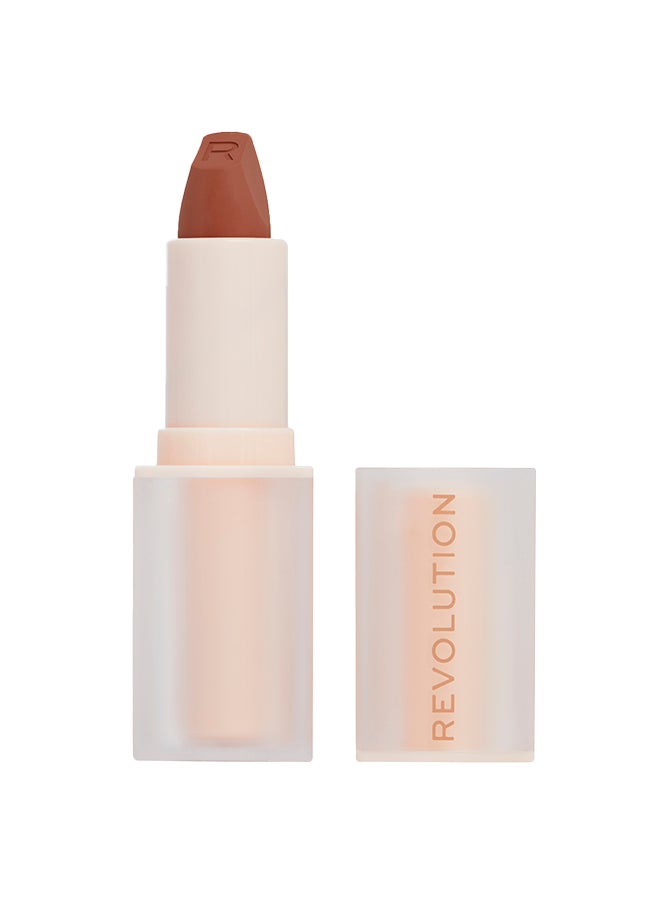 REVOLUTION Makeup Revolution Lip Allure Soft Satin Lipstick Chauffeur Nude - Image 1