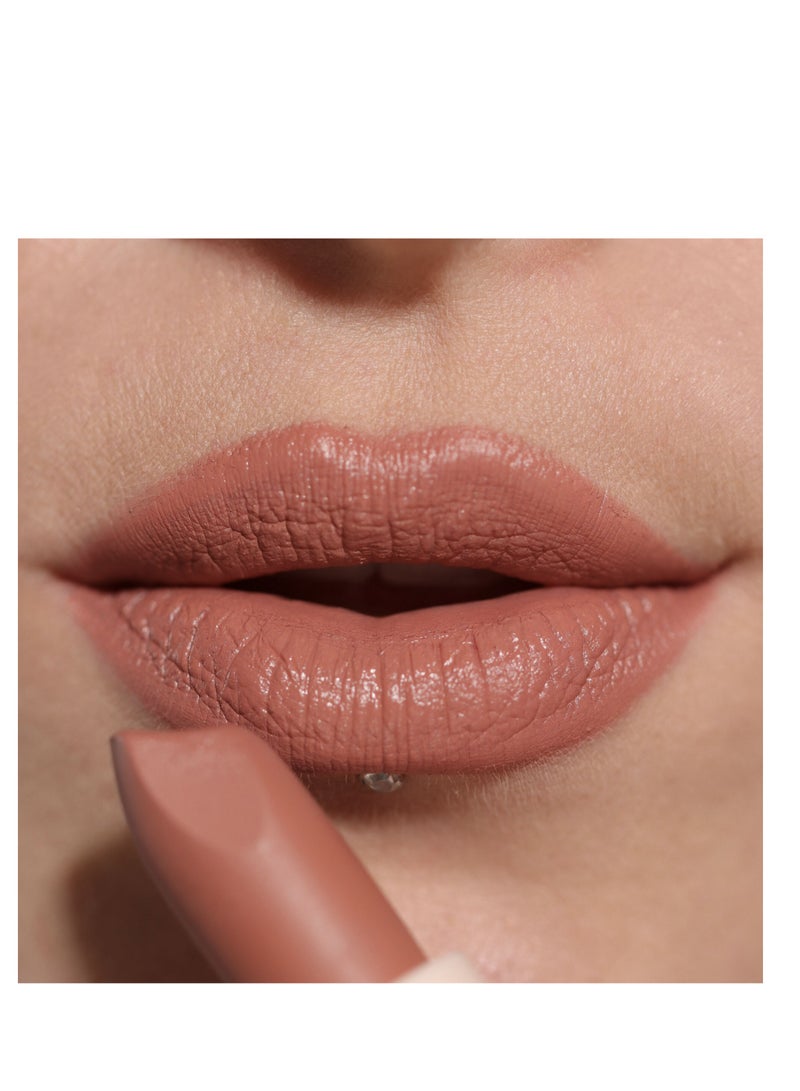 REVOLUTION Makeup Revolution Lip Allure Soft Satin Lipstick Chauffeur Nude - Image 4
