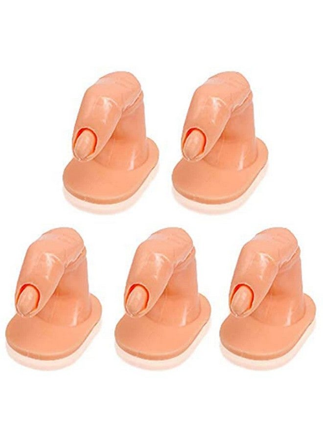 KIRA Manicure Fake Fingers For Acrylic Nail Practice Finger Nail And Art Training Display Decoration (Without Nails) (Pack Of 10) - Image 1