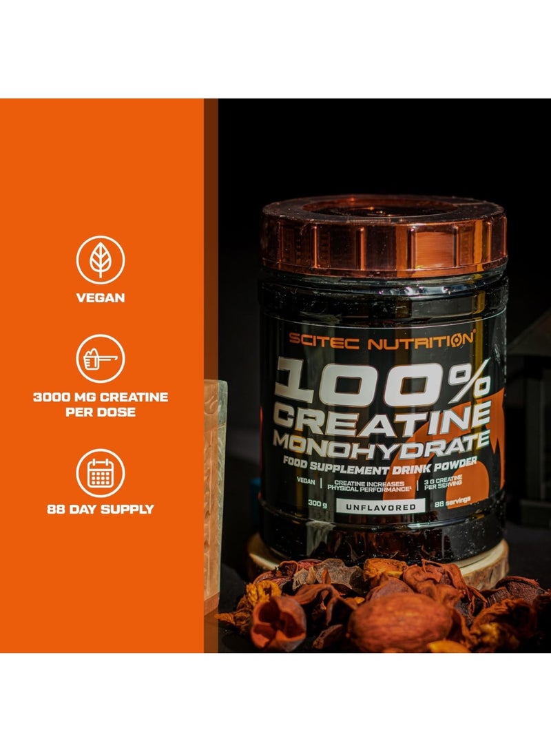 Scitec Nutrition 100% Creatine Monohydrate 300grams Unflavored - Image 2