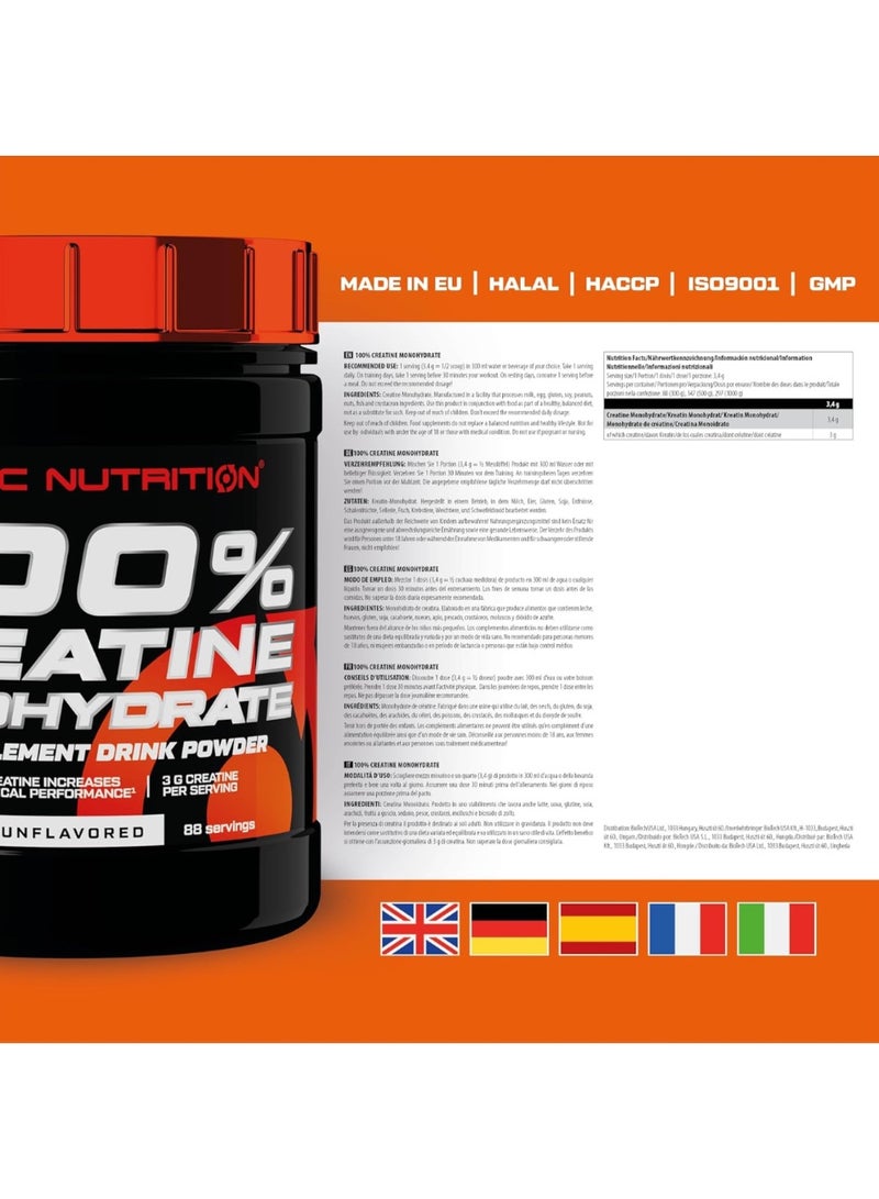 Scitec Nutrition 100% Creatine Monohydrate 300grams Unflavored - Image 5