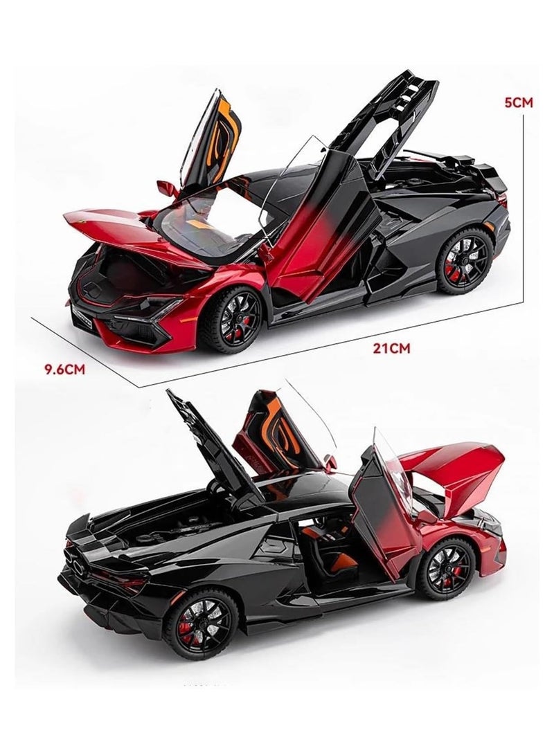 general Revuelto Die-Cast Car Model 1:24 Die-cast metal scale model car Highly detailed replica of authentic vehicle Perfect for display on a shelf - Image 2