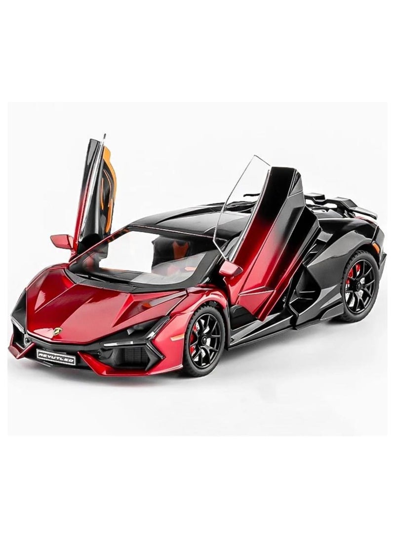 general Revuelto Die-Cast Car Model 1:24 Die-cast metal scale model car Highly detailed replica of authentic vehicle Perfect for display on a shelf - Image 1