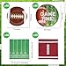 baotongle 160pcs Football Party Supplies Kit Serve 40 Includes Touchdown Dinner Plates Dessert Plates and Napkins for Football Birthday Party Football Game Day Tailgate Party Decorations - Image 4