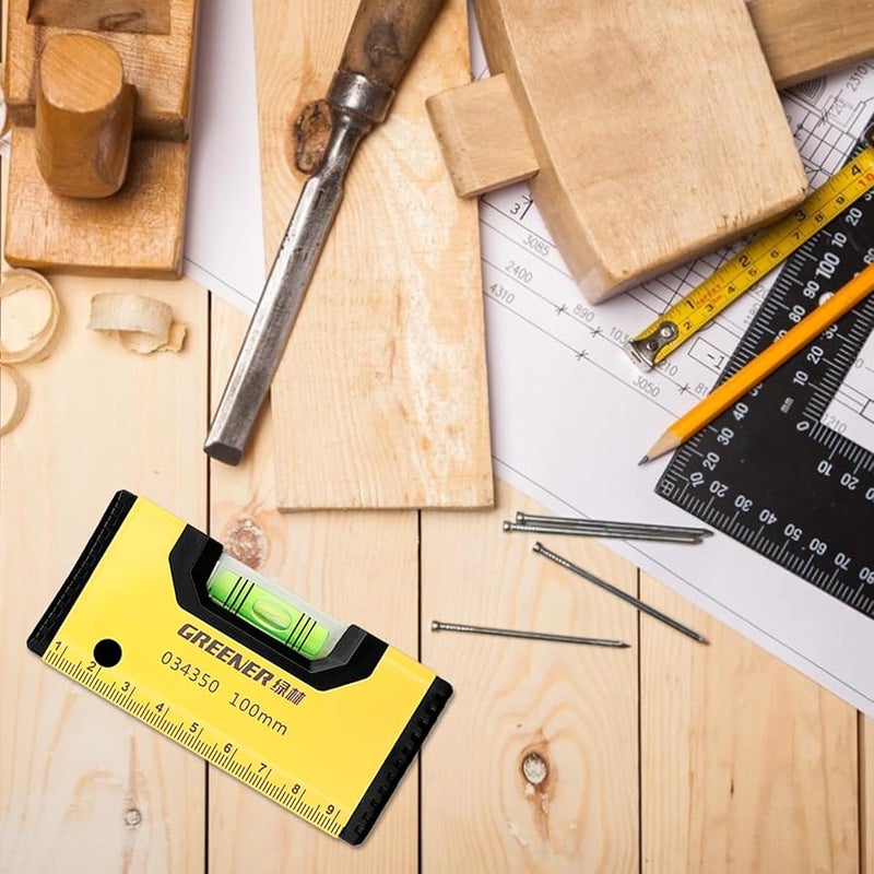 Magnetic Pocket Level Tool High Precision Portable Shock Resistant Bubble Level - Image 4