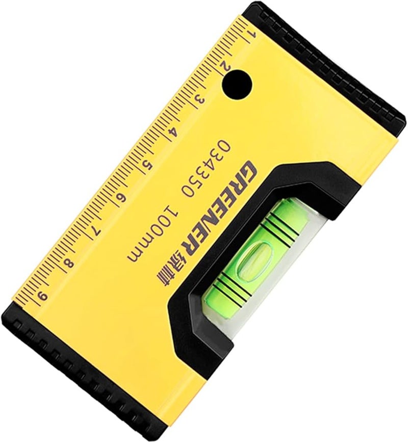 Magnetic Pocket Level Tool High Precision Portable Shock Resistant Bubble Level - Image 2