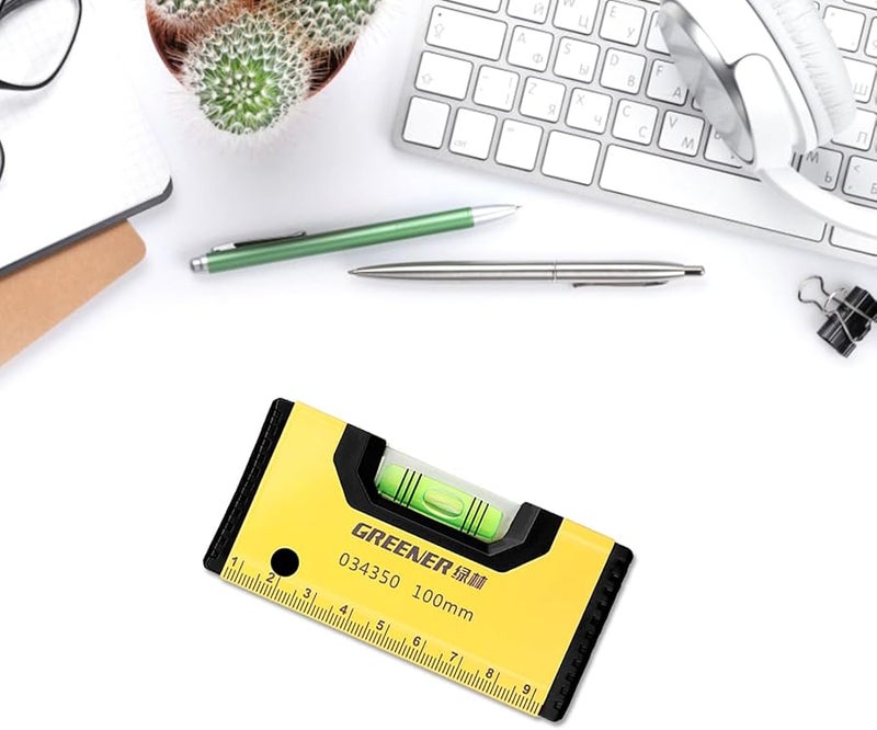 Magnetic Pocket Level Tool High Precision Portable Shock Resistant Bubble Level - Image 3