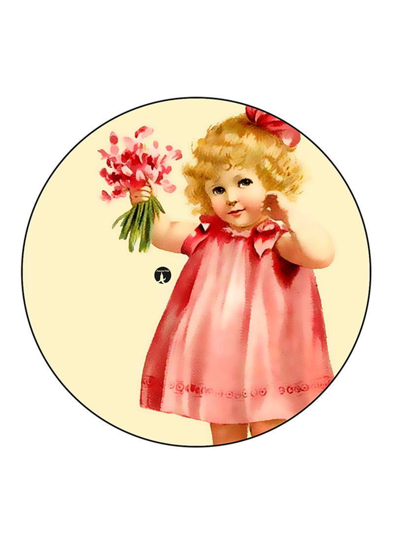 RKN Girl Printed Mouse Pad  Multicolour