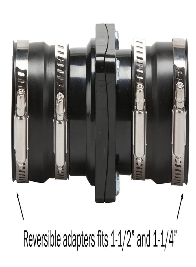 ليتل جايانت صمام فحص مضخة الحوض الرأسية من ليتل جاينت CV-114/112، مقاس 1-1/4 بوصة و1-1/2 بوصة، أسود، 599059 - Image 3