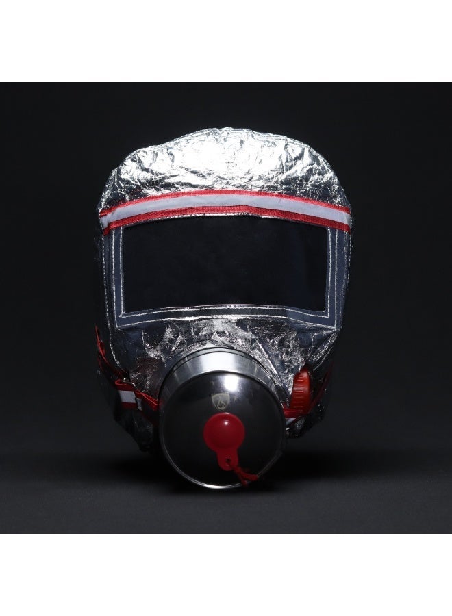 HIMAYA 30 minutes Fire Escape Mask, Himaya Fire Mask, Emergency Breathing Equipment, Smoke Protection for 30 Minutes, Head and Eye Protection, with Reflective Straps, EN403 Certified - Image 2