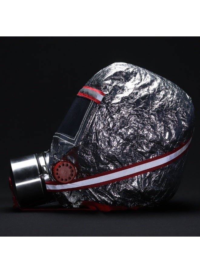 HIMAYA 30 minutes Fire Escape Mask, Himaya Fire Mask, Emergency Breathing Equipment, Smoke Protection for 30 Minutes, Head and Eye Protection, with Reflective Straps, EN403 Certified - Image 3