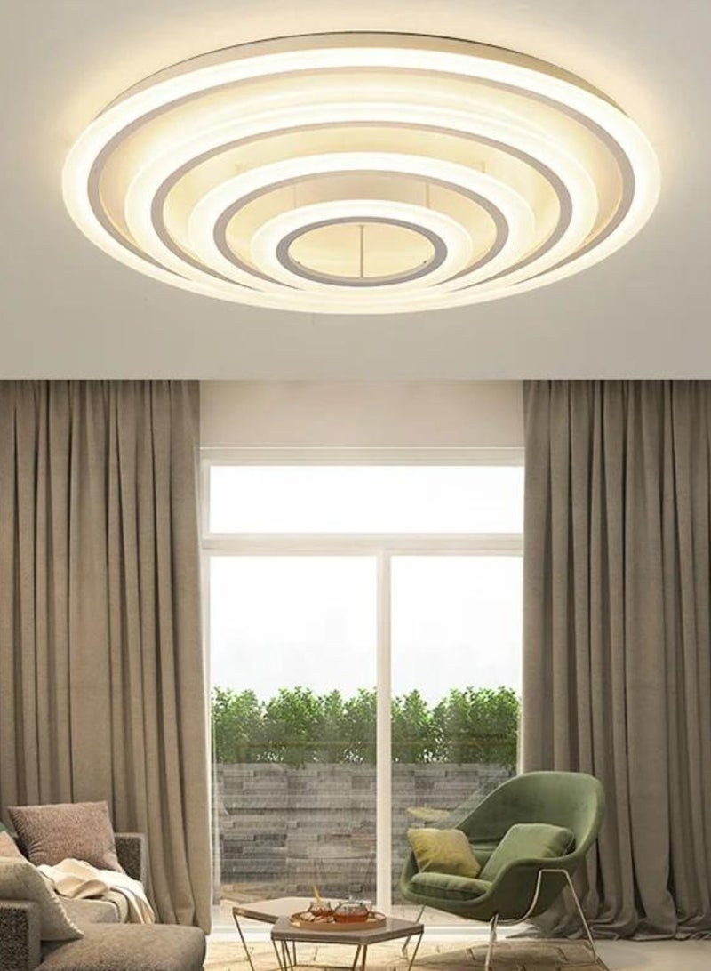 تارجت ضوء السقف الحديث LED الثريا فلوش جبل أضواء السقف الألومنيوم الاكريليك جولة مصباح السقف لغرفة النوم غرفة المعيشة غرفة الطعام 110 واط - Image 3