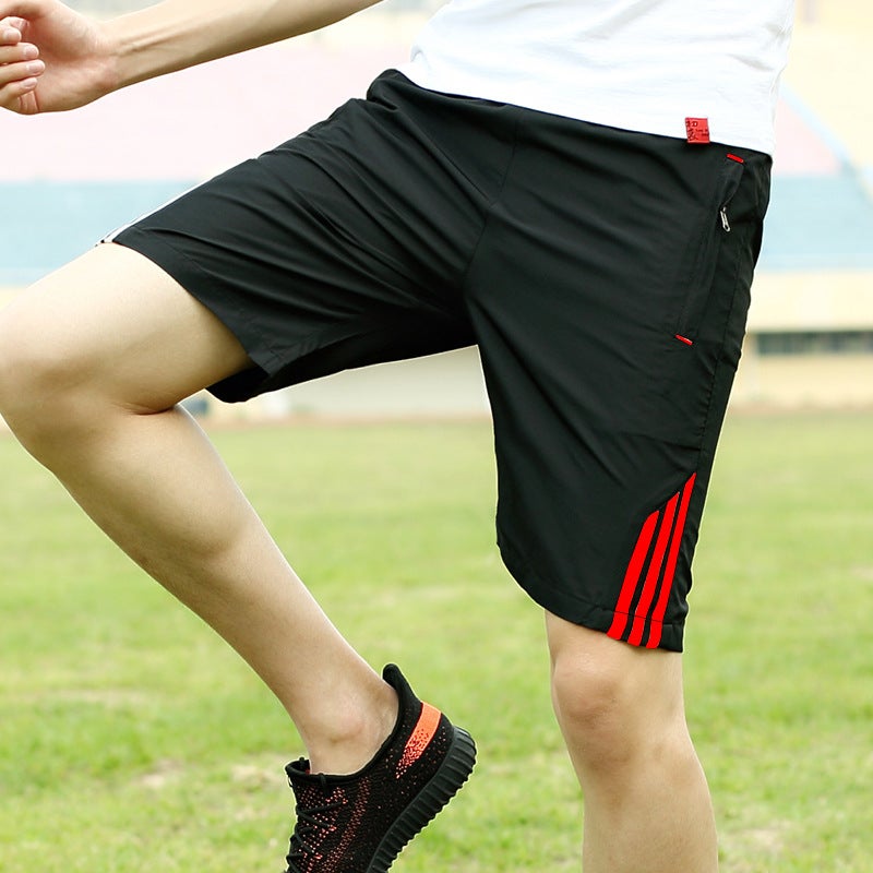 2021 New Mens Triple Stripe Summer Shorts Green  - Image 2