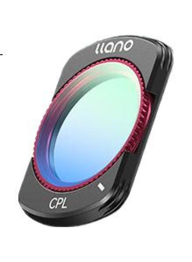 Llano Filter Set For Dji Pocket 3 Camera - Black Soft 1/4 Adjustable Nd Filter Cpl Polarizer Filter Pocket Gimbal Camera Magnetic Quick Release Protective Filter - Image 2