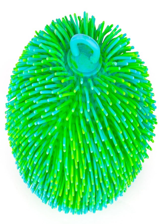 ArtCreativity Tie Dye Puffer Ball with Hanging Loop, Spiky Stress Relief Balls, 6 Inch Squeeze Fidget Toys for Kids, Calming Sensory Balls for Autistic Children, Party Favor - Image 1