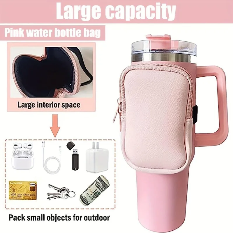 باهلس Powder Pink Viral Stanley Bag