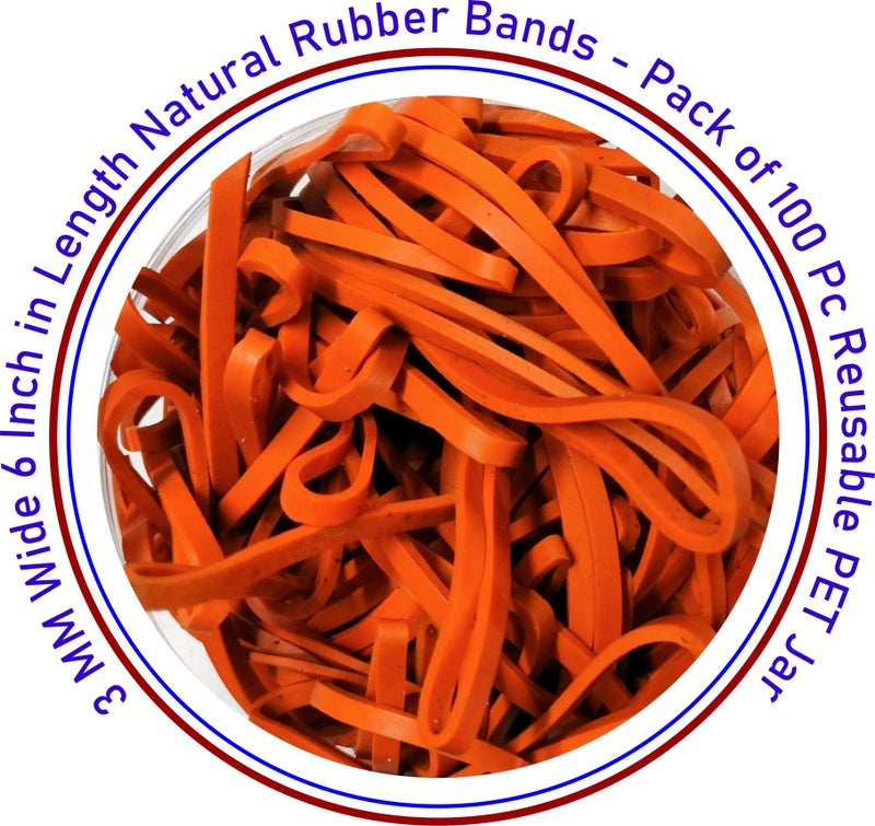 IMPRINT Large Big 6" Rubberbands Pack Of 100 - Image 4