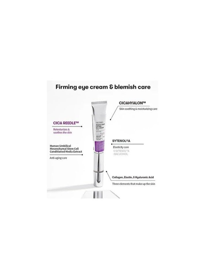 VT COSMETICS REEDLE SHOT LIFTING EYE CREAM 15ml - Image 3