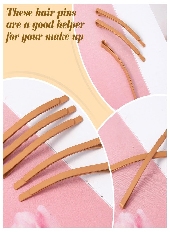 Tyqour 20PCS Long Bobby Pins for Thick Hair Curved Bobby Pins for Women Hair Pins for Styling Metal Hair Clips for Women Multicolor Matte Hairpins Hair Accessories - Image 3