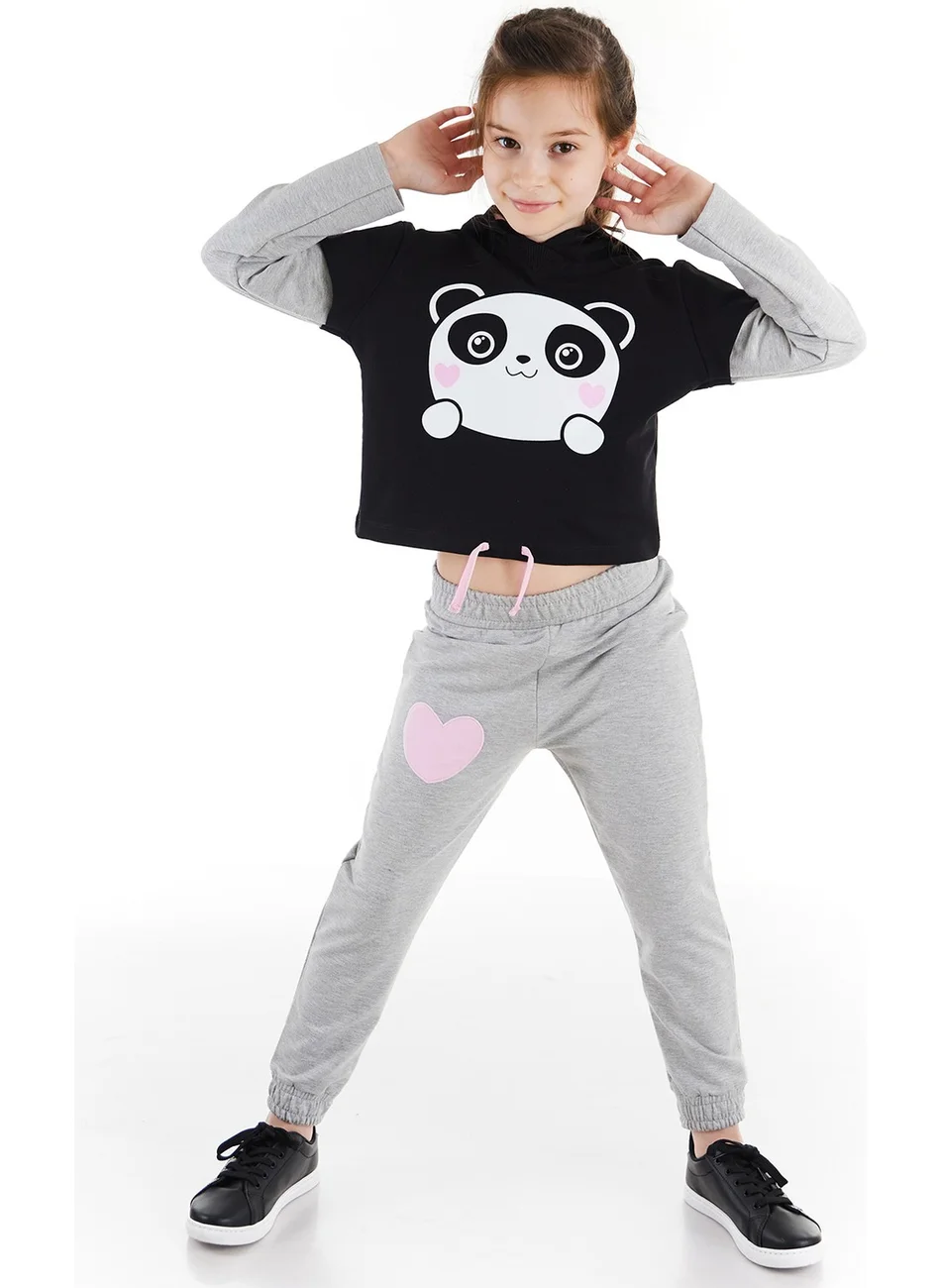 Denokids Little Panda Girl Tracksuit