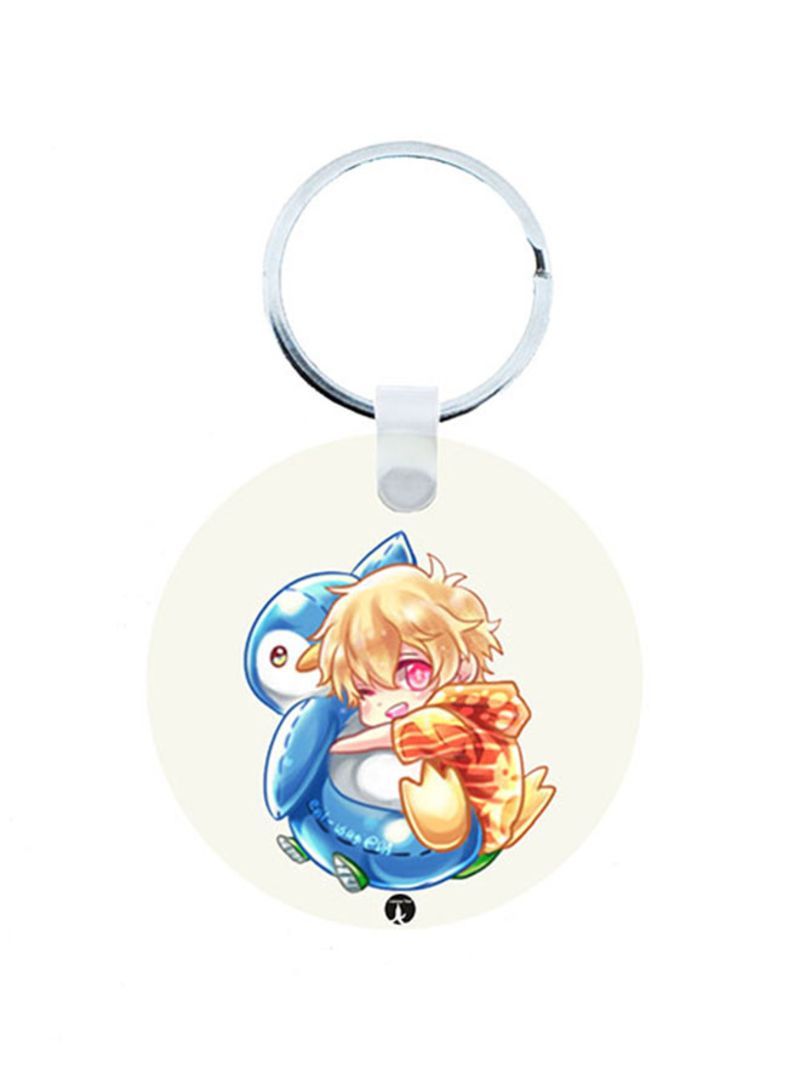 RKN Anime Free Wooden Keychain