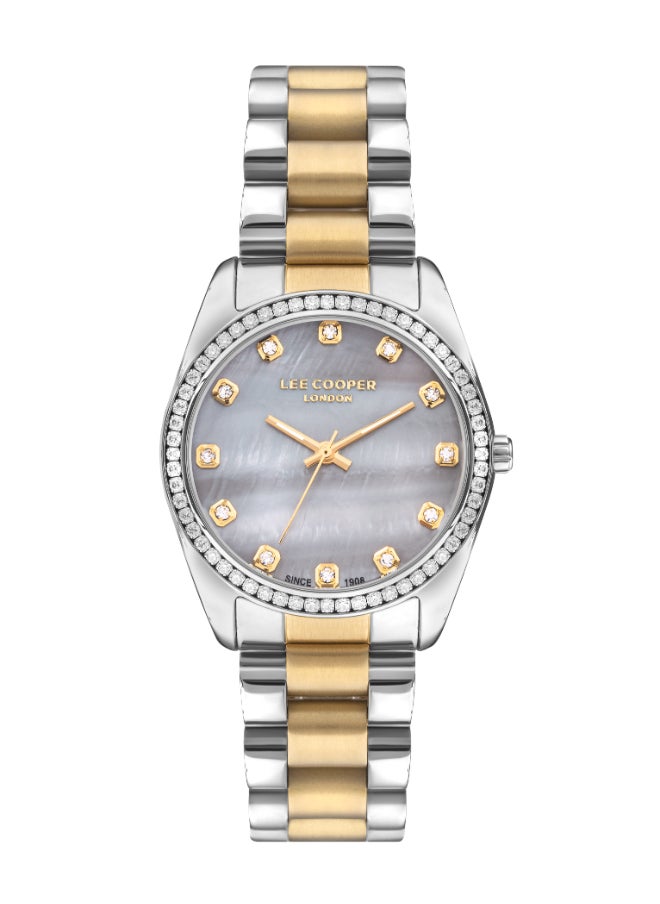 Lee Cooper - LEE COOPER Women's Analog Grey Dial Watch - LC07478.260 - Image 1