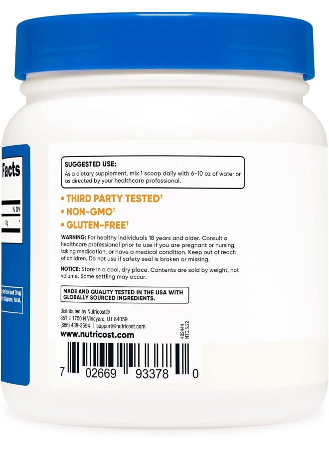 Nutricost 1 600G Bottle: Pure L-Citrulline (Base) Powder (600 Grams) - Image 4