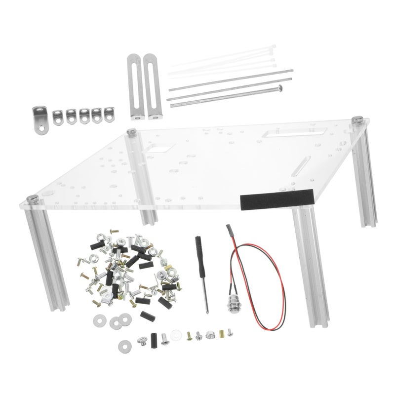 قوس حامل اللوحة الأم DIY مجموعة تركيب علبة الكمبيوتر باللون الأسود - Image 2
