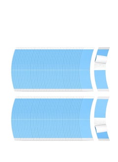 Maitys Maitys 120 Pieces Lace Front Wig Tape Double Sided Adhesive Wig Tapes Waterproof Lace Tape C-Shaped Wig Tape Hair Wig Tape for Long Short No Hair Wigs Toupees Hair Pieces and Hair Extension(Blue)  - Image 1