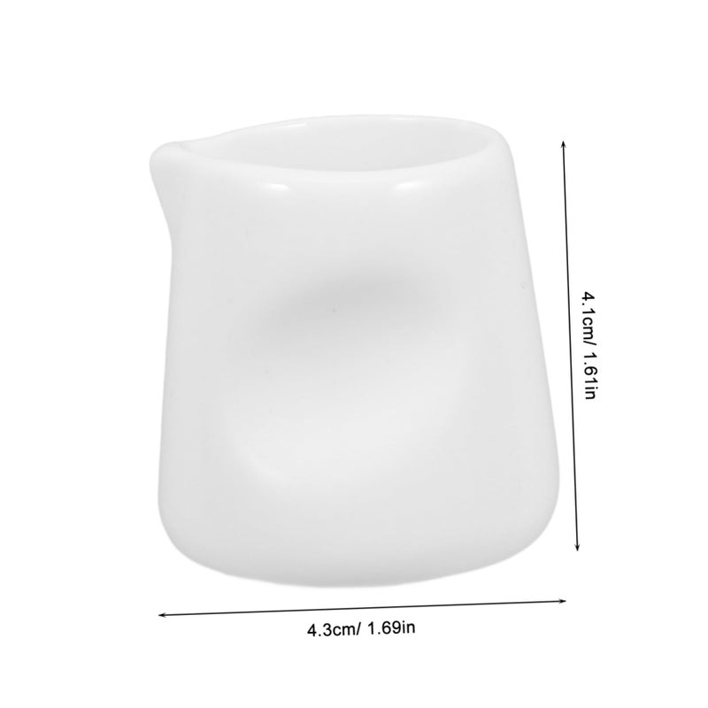 Ceramic Mini Coffee Pitcher 250ml Elegant Syrup Dispenser Portable Jug for Tea - Image 3