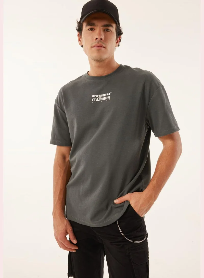 DeFacto Man Crew Neck Short Sleeve Knitted T-Shirt