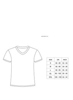 Lux Premium Men's T-Shirt – [Pack of 6] White, V-Neck Half Sleeve Vests with 1X1 Rib, Close-To-Body Fit, Cotton T-Shirt for Men, Machine Washable  - Image 3