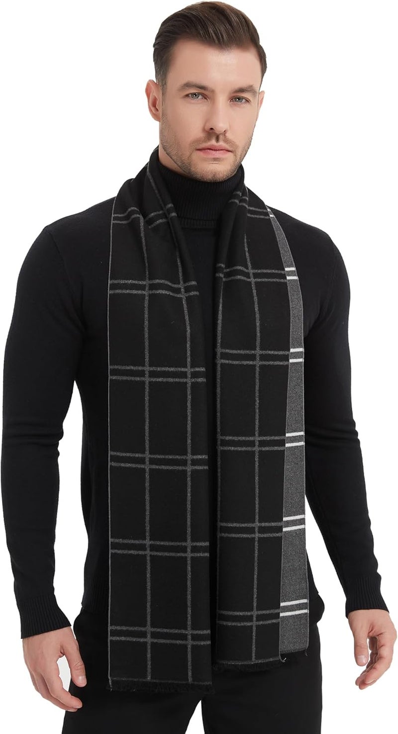 EP Mode Men's Winter Scarf, Cashmere Feel, Super Soft & Warm - Image 1