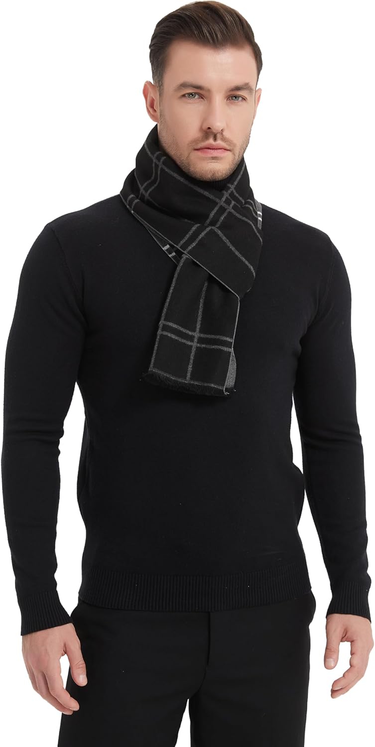 EP Mode Men's Winter Scarf, Cashmere Feel, Super Soft & Warm - Image 3