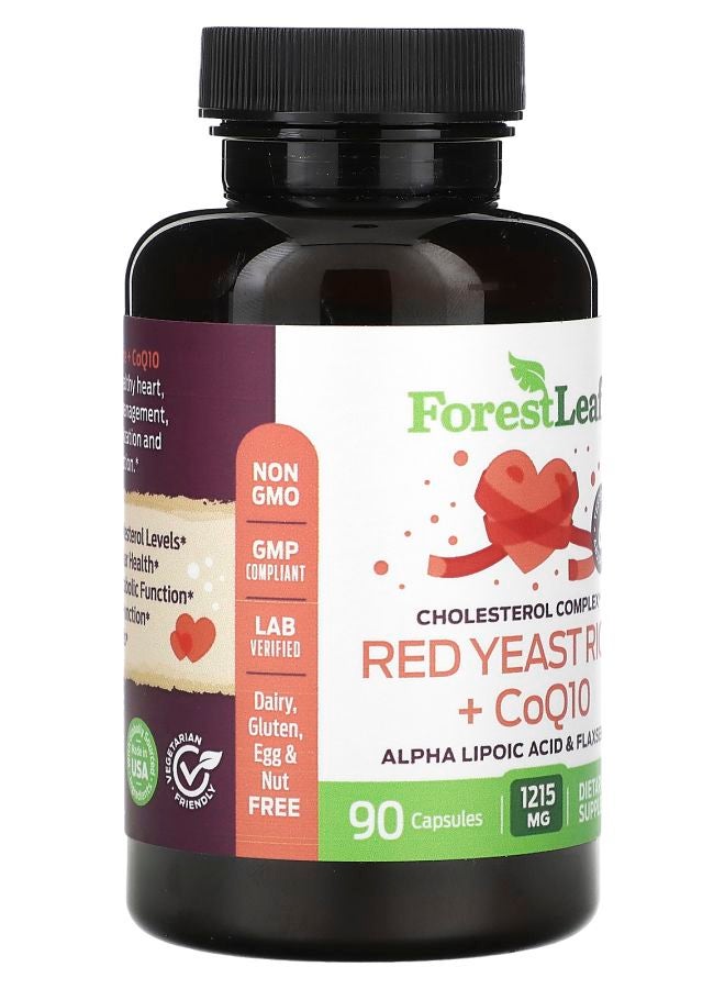 ForestLeaf Red Yeast Rice + CoQ10 90 Capsules - Image 2